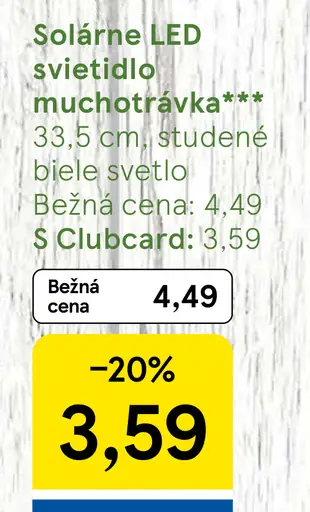 Solárne LED svietidlo muchotrávka