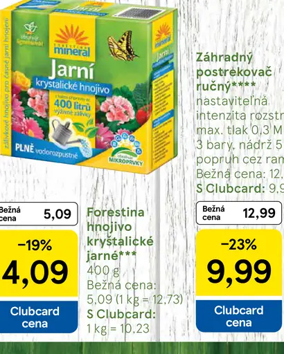 Forestina hnojivo kryštalické jarné