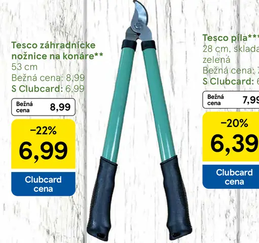 Tesco záhradnícke nožnice na konáre 53 cm