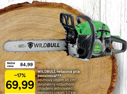 Wildbull reťazová píla benzínová