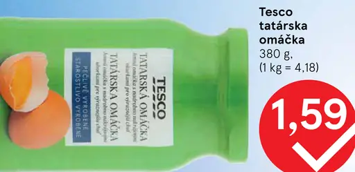 Tesco tatárska omáčka