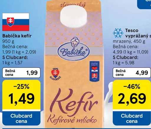 Babička kefír kefírové mlieko