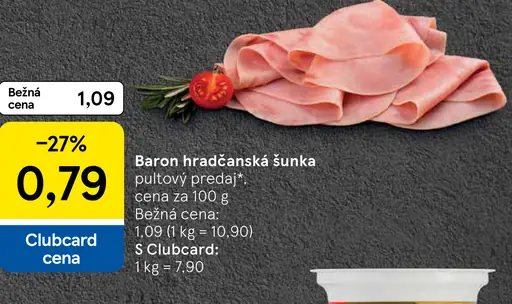 Baron hradčanská šunka