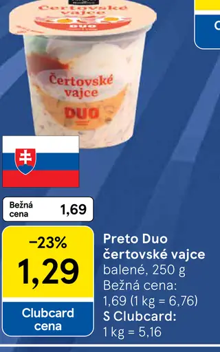Preto duo čertovské vajce