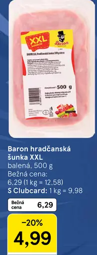 Baron hradčanská šunka