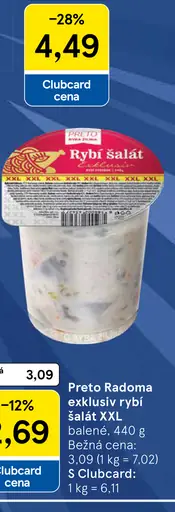 Preto Radoma exkluziv rybí šalát XXL