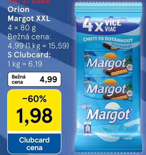 Orion Margot čokoládová tyčinka