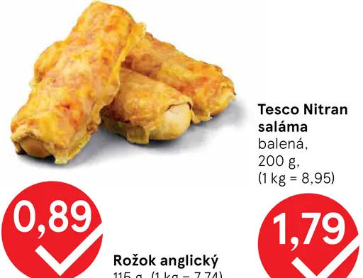 Tesco rožok anglický