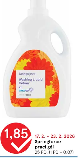 Springforce prací gél