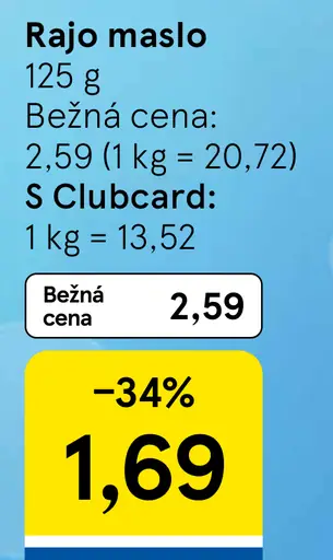 Rajo Tradičné Maslo