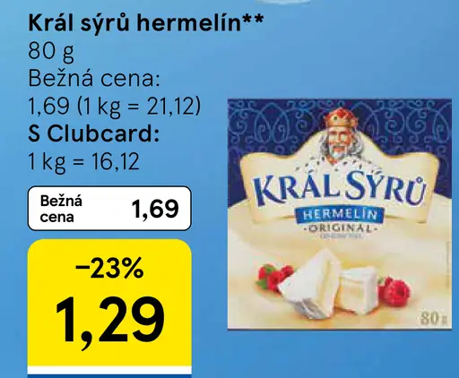 Král Sýrů Hermelín originál