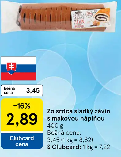 Zo srdca sladký závin s makovou náplňou
