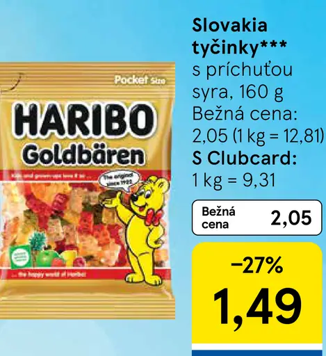 Haribo cukríky