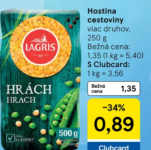 Lagris Hrach žltý lúpaný polený