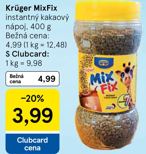 Krüger MixFix instantný kakaový nápoj