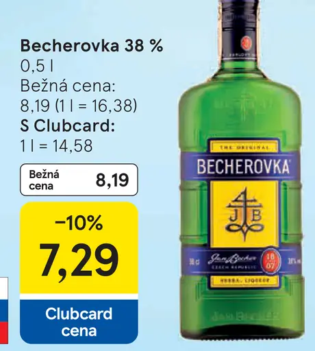 Becherovka Bylinný likér 38 %