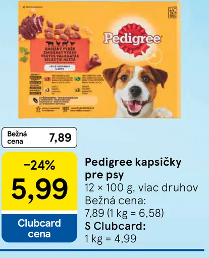 Pedigree kapsičky pre psy