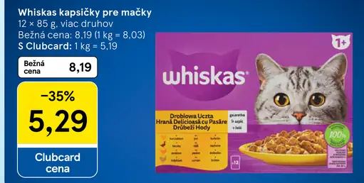Whiskas Kapsičky pre mačky