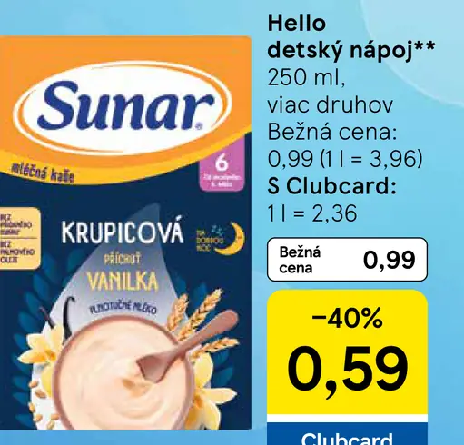 Hello detský nápoj