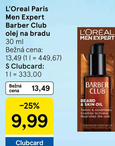 L'Oreal Paris Men Expert Barber Club olej na bradu