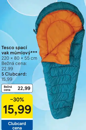 Tesco spacÍ vak múmiový