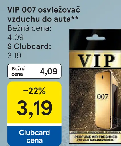 VIP 007 osviežovač vzduchu do auta