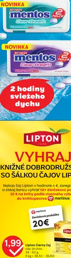 Liptont Yellow Label čierny čaj