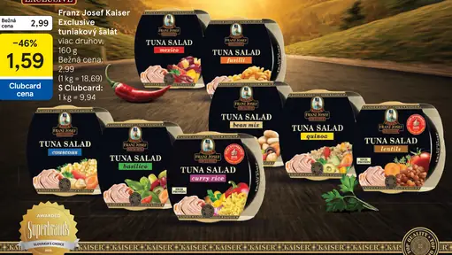 Franz Josef Kaiser Exclusive tuniakový šalát