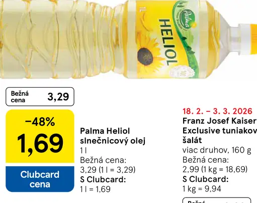 Palma Heliol Slnečnicový olej