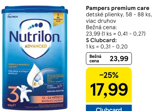 Nutrilon detské mlieko