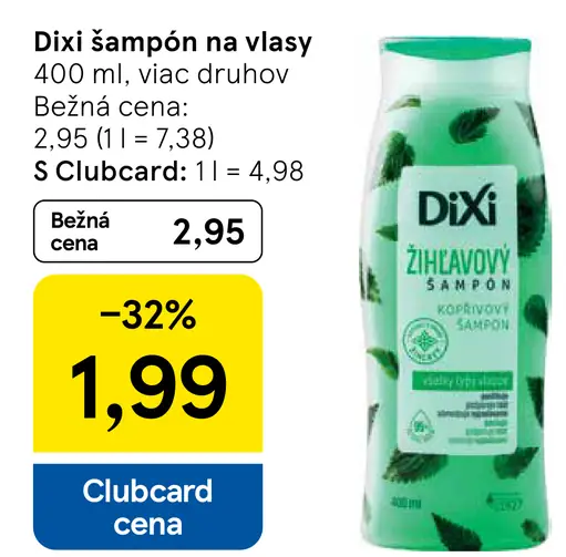 Dixi šampón na vlasy