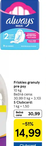 Friskies granuly pre psy