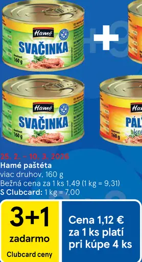 Hamé Paštéta Svačinka