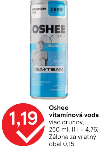 Oshee vitaminová voda