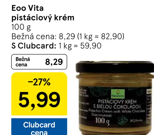 Eoo Vita pistáciový krém