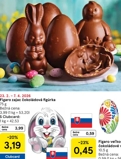 Figaro Dutá figúrka z mliečnej čokolády