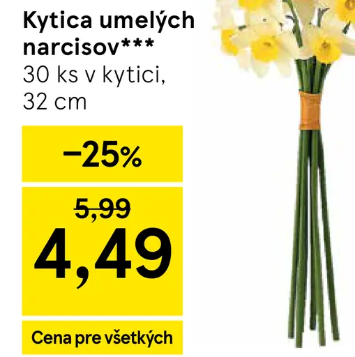 Kytica umelých narcisov