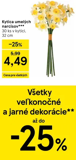 Kytica umelých tulipánov