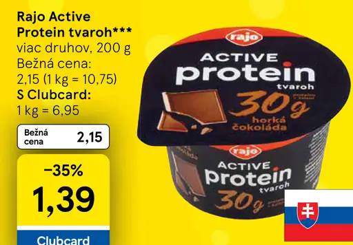 Rajo Active Protein tvaroh