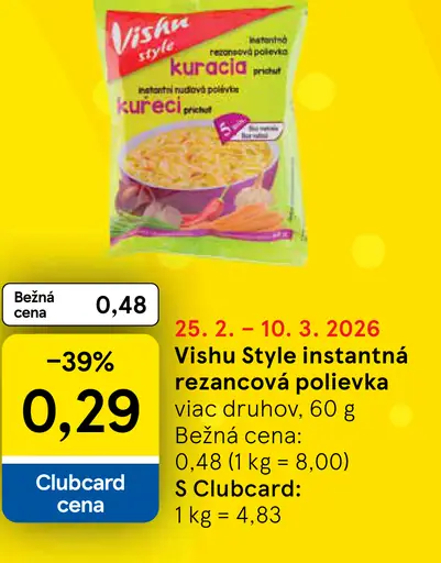 Vifon Style instantná rezancová polievka viac druhov