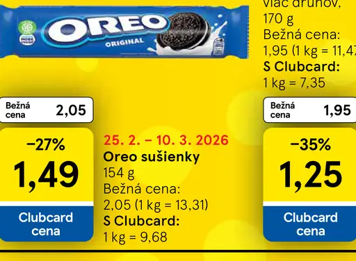 Oreo sušienky