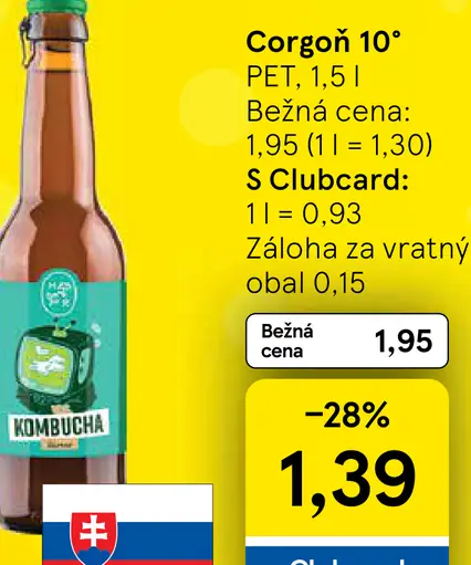 Mana Roots kombucha zázvor