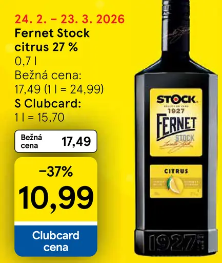 Fernet Stock citrus 27 %