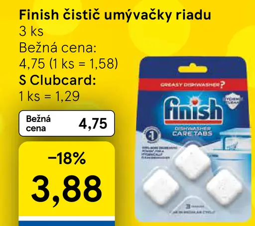 Finish Čistič do umývačky riadu