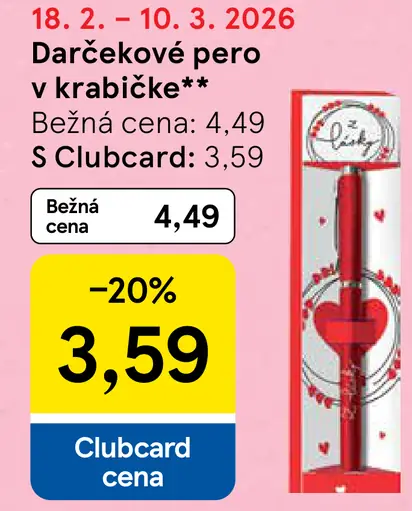 Darčekové pero v krabičke