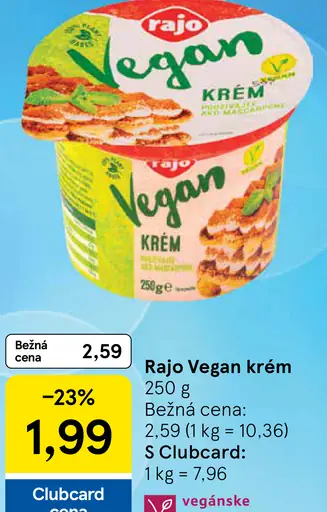 Rajo Vegan Krém
