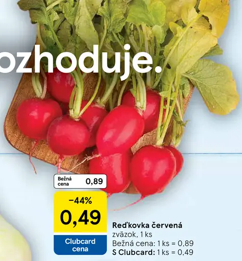 Reďkovka červená zväzok