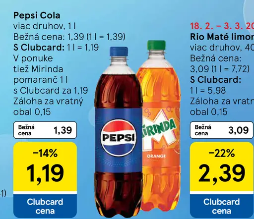 Pepsi Cola nealkoholický nápoj