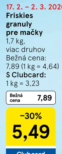 Friskies granuly pre mačky