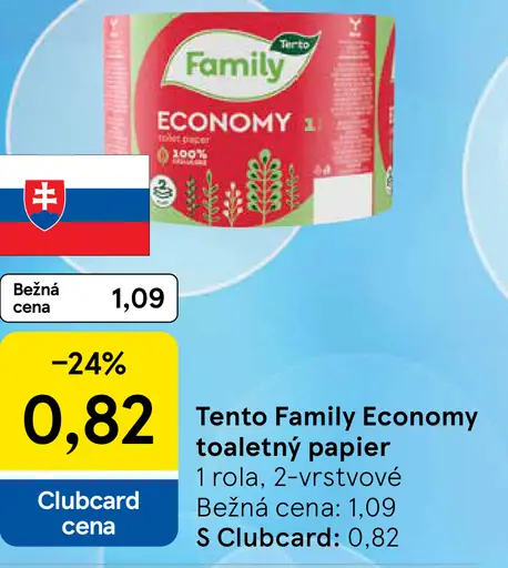 Tento Family Economy toaletný papier